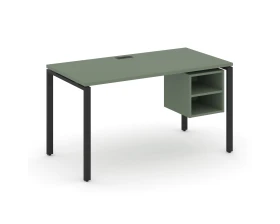 Стол рабочий с подвесной тумбой с 2 открытыми нишами CN.SP-105 980x720x750 Концепт / Concept images