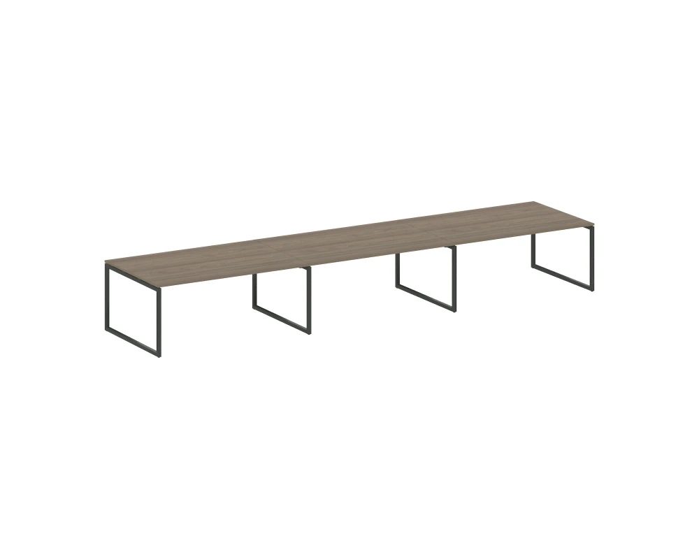 Перег. стол (3 столешницы) на О-оразном м/к 5400x1235x750 Метал Систем Куатро 4х4 / Metal System Quattro 4x4