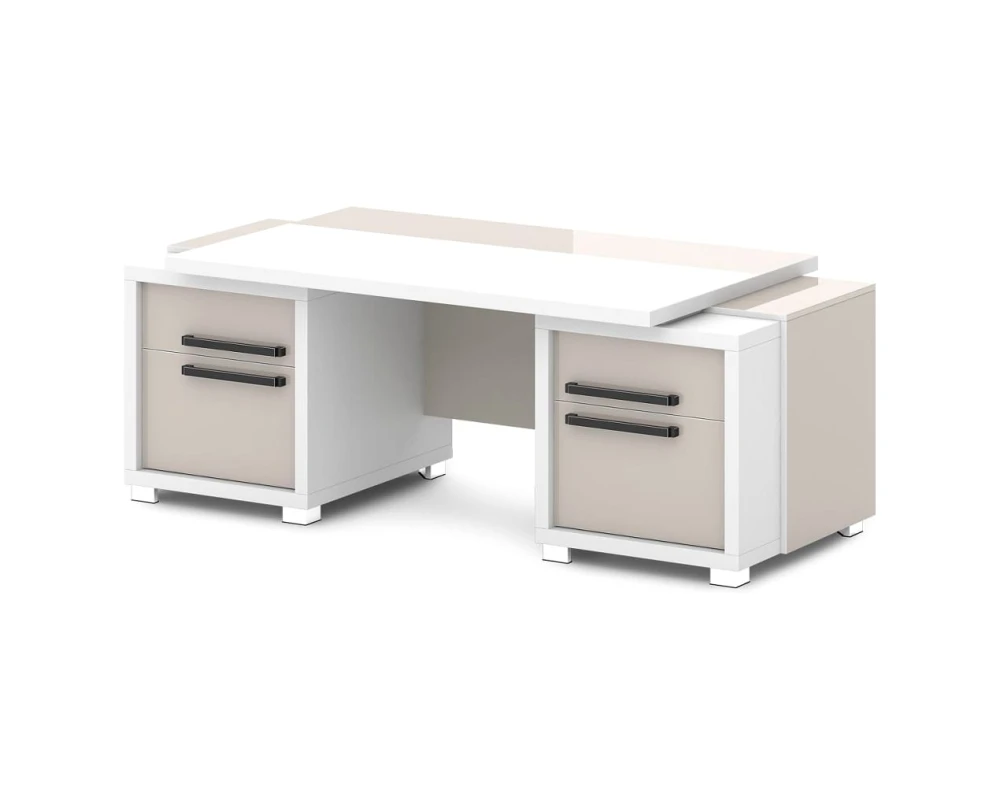 Стол с двумя тумбами 2070х1000х750 Грейс / Grace