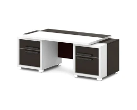 Стол с двумя тумбами 2070х1000х750 Грейс / Grace images
