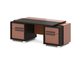 Стол с двумя тумбами 2070х1000х750 Грейс / Grace images