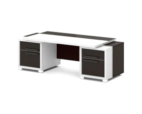 Стол с двумя тумбами 2270х1000х750 Грейс / Grace images