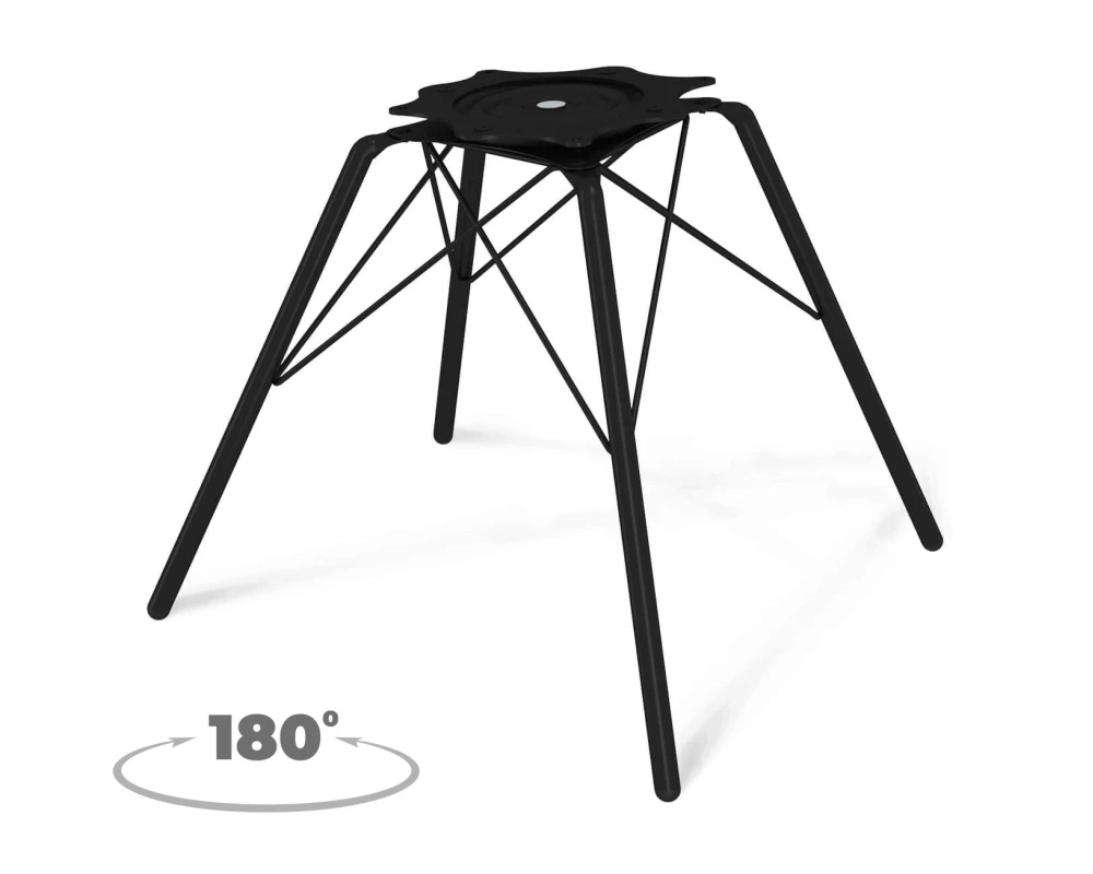 Стул SHT-ST58/S370VP Пластик, Серый/Черный муар