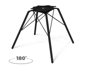 Стул SHT-ST58/S370VP Пластик, Серый/Черный муар images